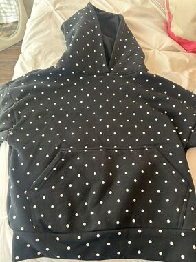 Delta Gamma Black Polka Dot Hoodie